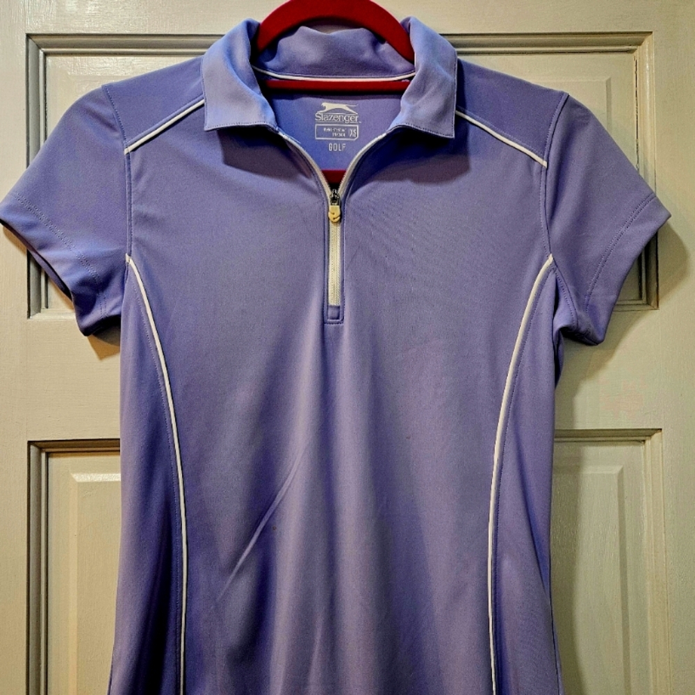 Nike Womens Golf Slazenger Half Zip Polo